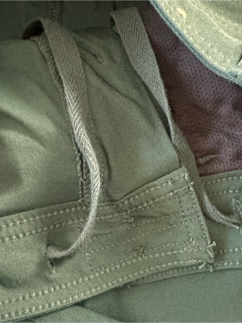 Prana Halle Straight Leg Pants Women 6 Green Hiking Stretch Mid Rise UPF Outdoor - Picture 6 of 13